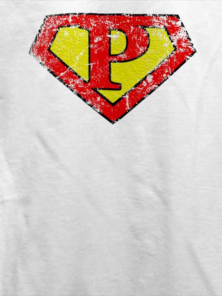 p-buchstabe-logo-vintage-t-shirt weiss 4