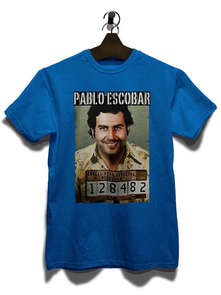 pablo-escobar-mugshot-t-shirt royal 3