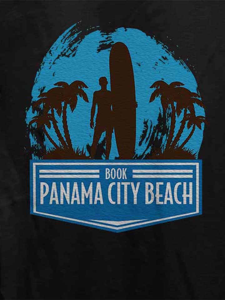 panama-city-surf-damen-t-shirt schwarz 4