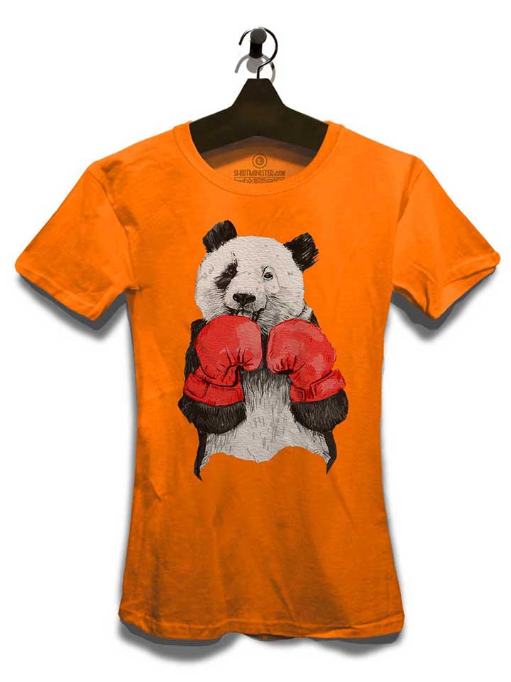 panda-boxer-damen-t-shirt orange 3