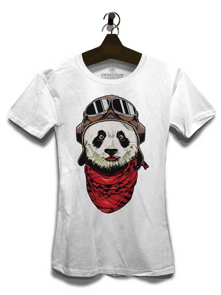 panda-pilot-damen-t-shirt weiss 3