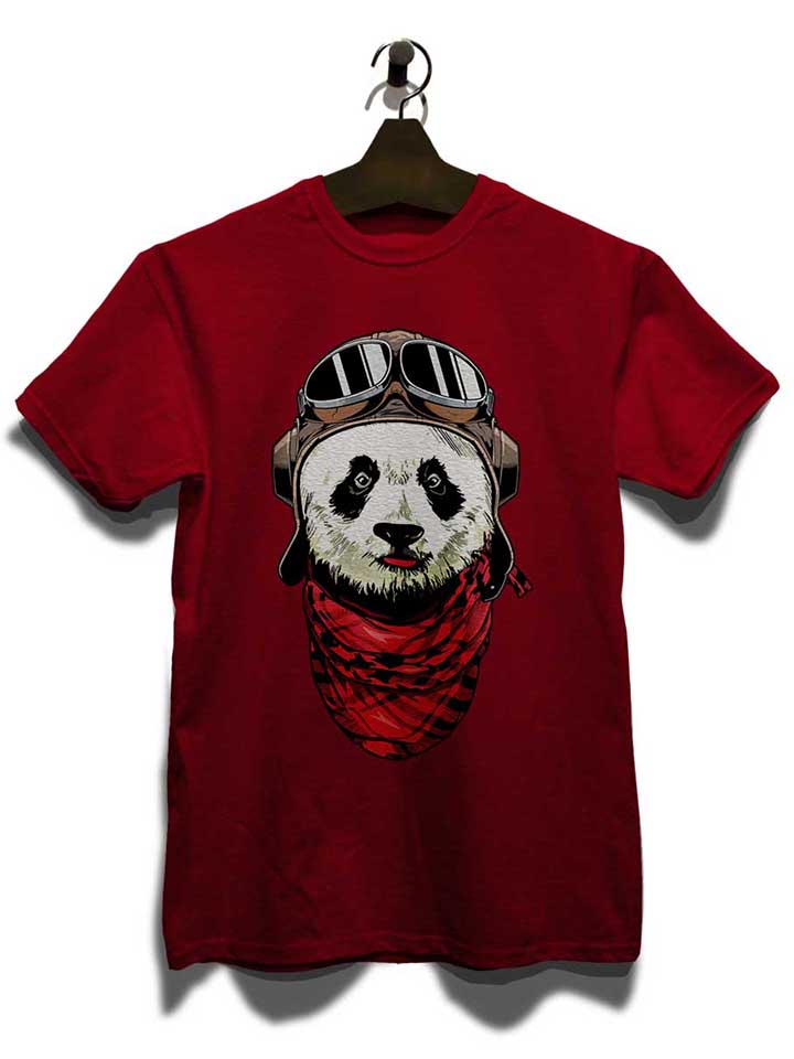 panda-pilot-t-shirt bordeaux 3