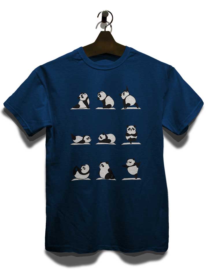 panda-yoga-t-shirt dunkelblau 3