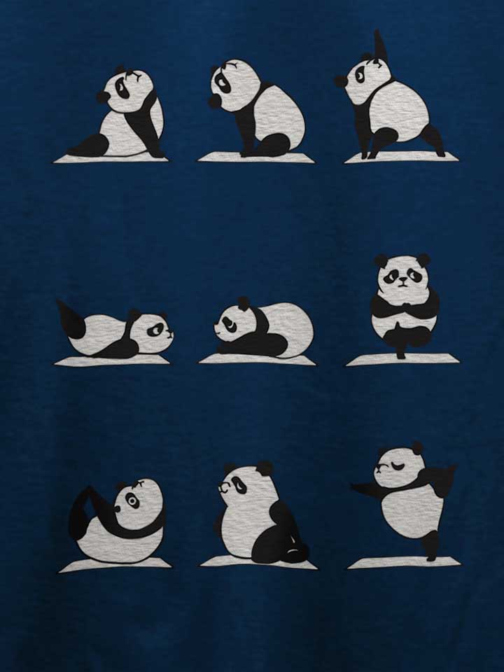 panda-yoga-t-shirt dunkelblau 4