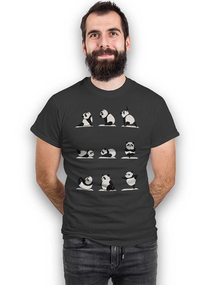 panda-yoga-t-shirt dunkelgrau 2