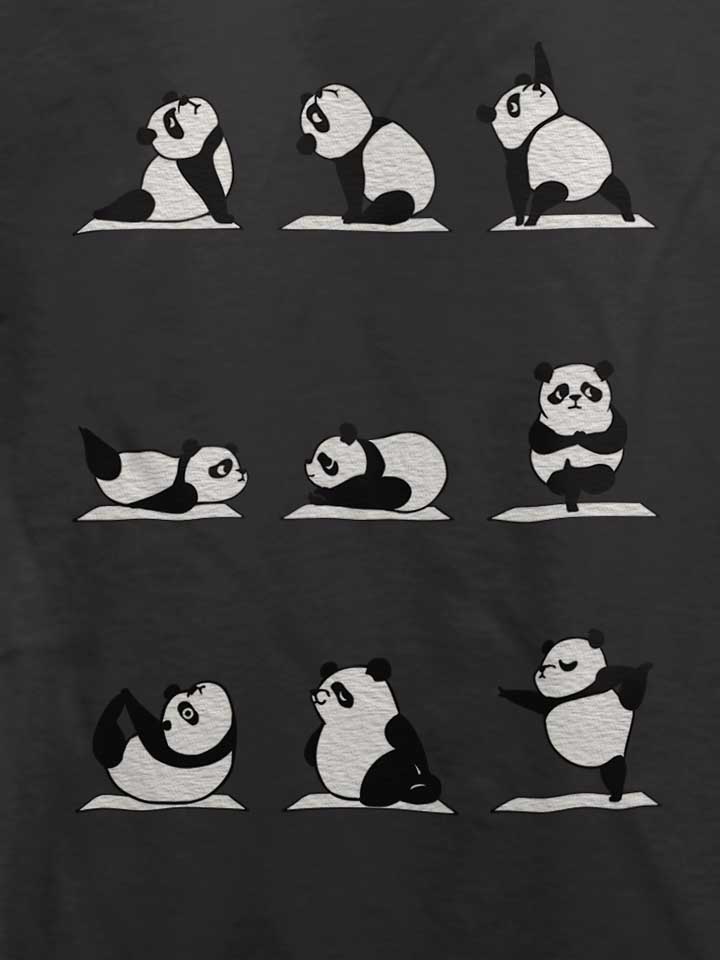 panda-yoga-t-shirt dunkelgrau 4