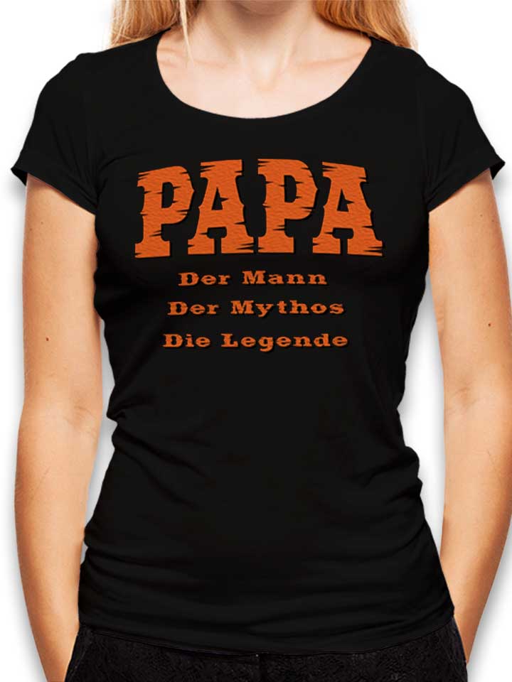 papa-der-mann-damen-t-shirt schwarz 1