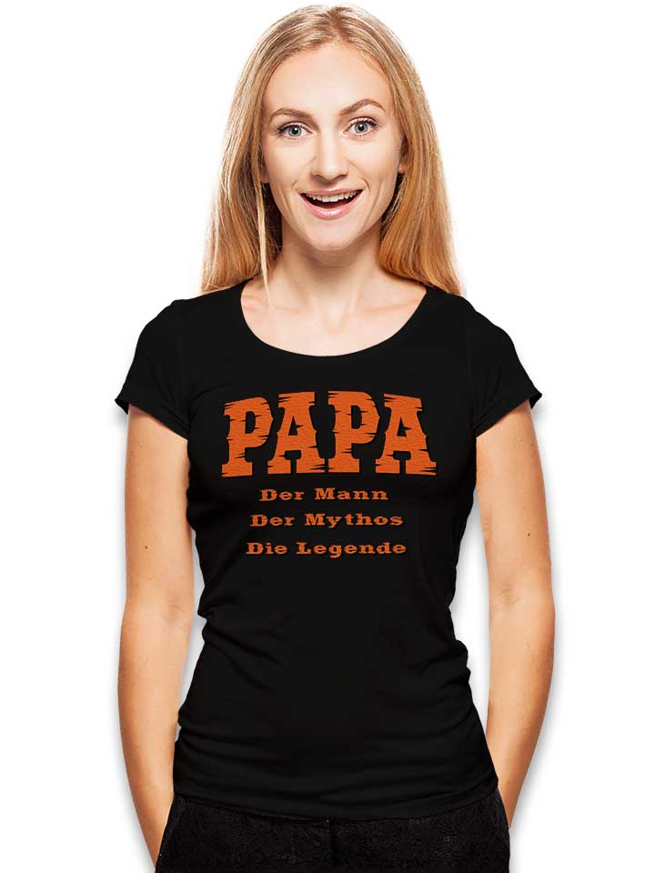 papa-der-mann-damen-t-shirt schwarz 2