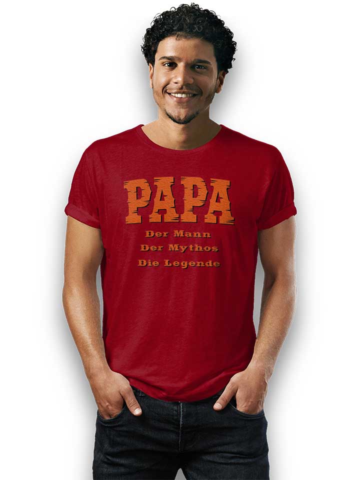papa-der-mann-t-shirt bordeaux 2