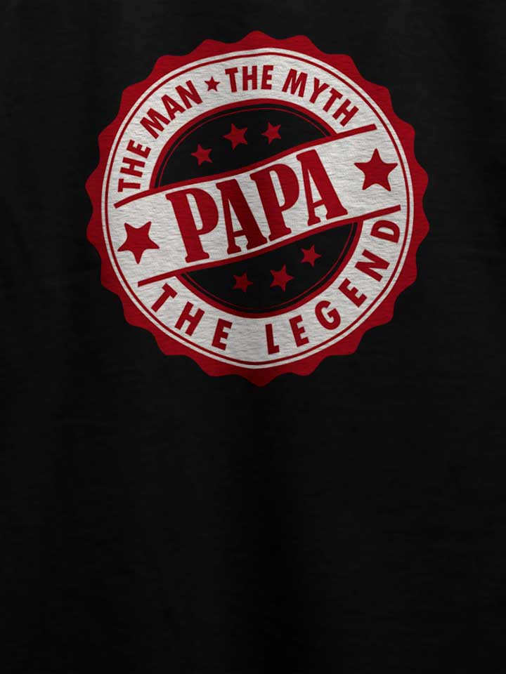 papa-man-myth-leged-t-shirt schwarz 4
