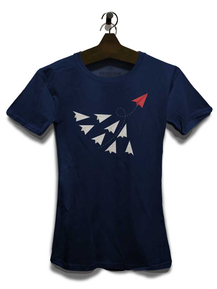 paper-plane-leader-damen-t-shirt dunkelblau 3