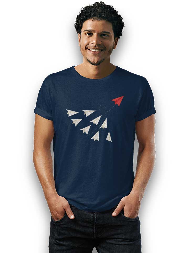 paper-plane-leader-t-shirt dunkelblau 2