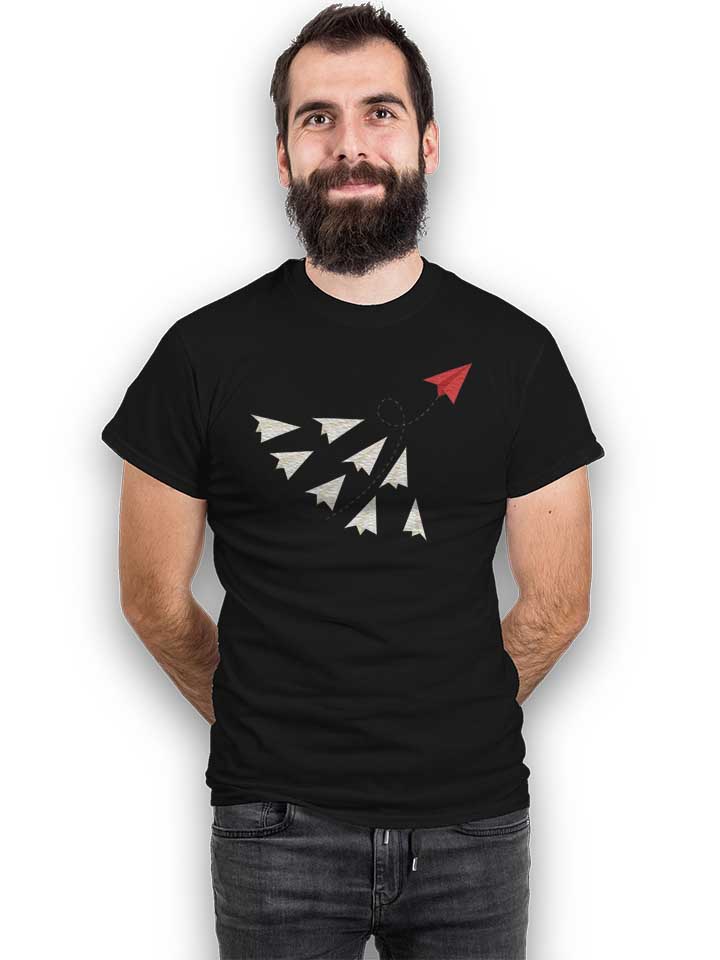 paper-plane-leader-t-shirt schwarz 2
