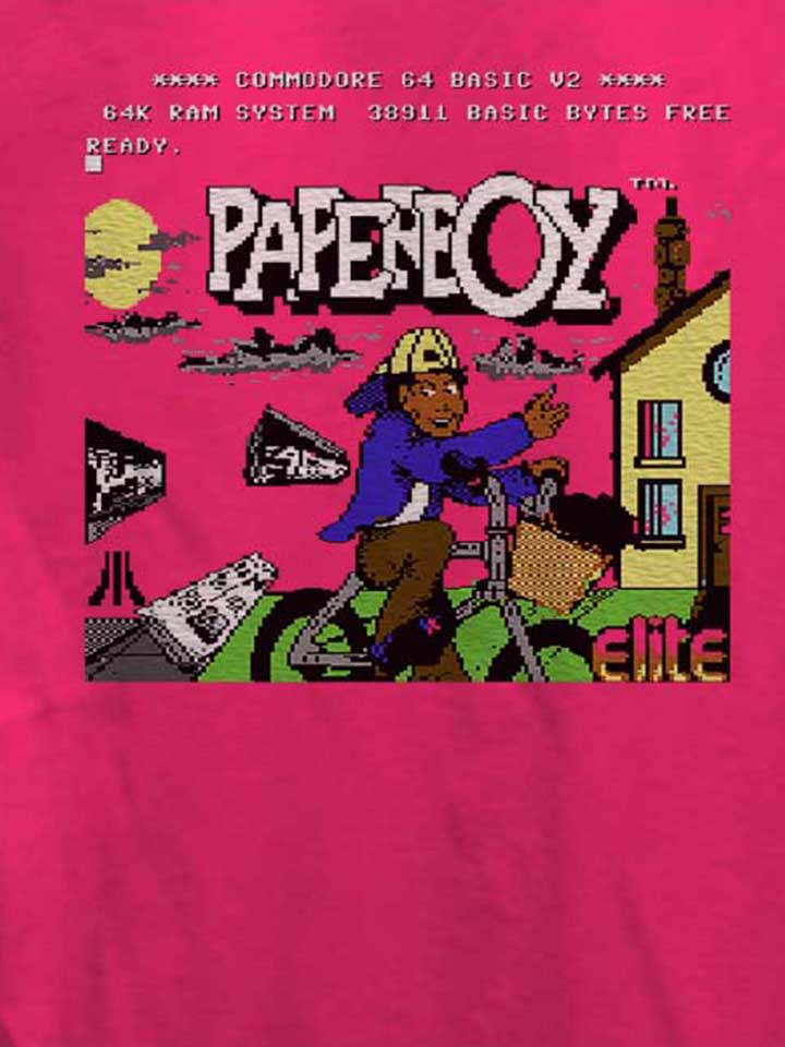 paperboy-damen-t-shirt fuchsia 4