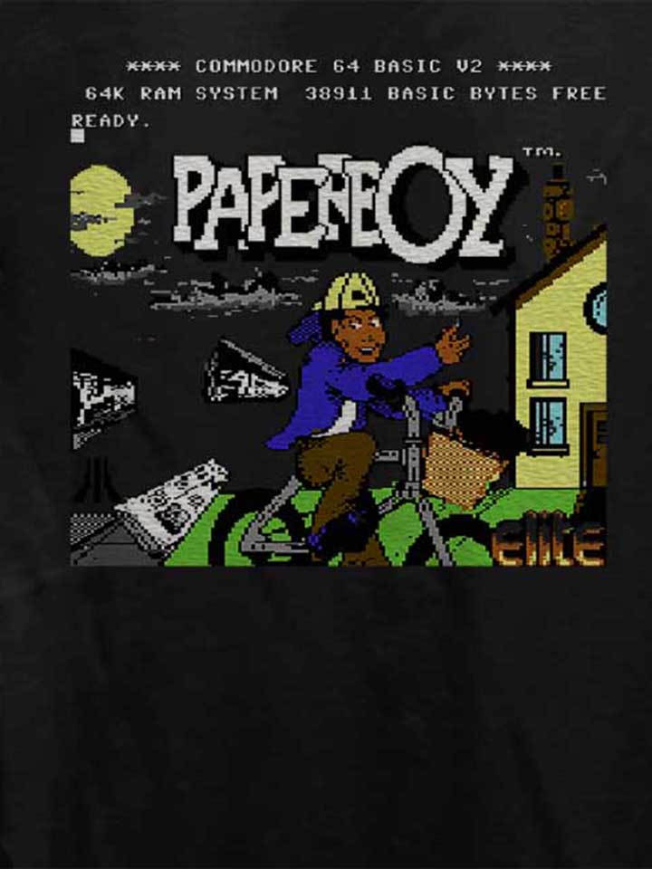 paperboy-damen-t-shirt schwarz 4