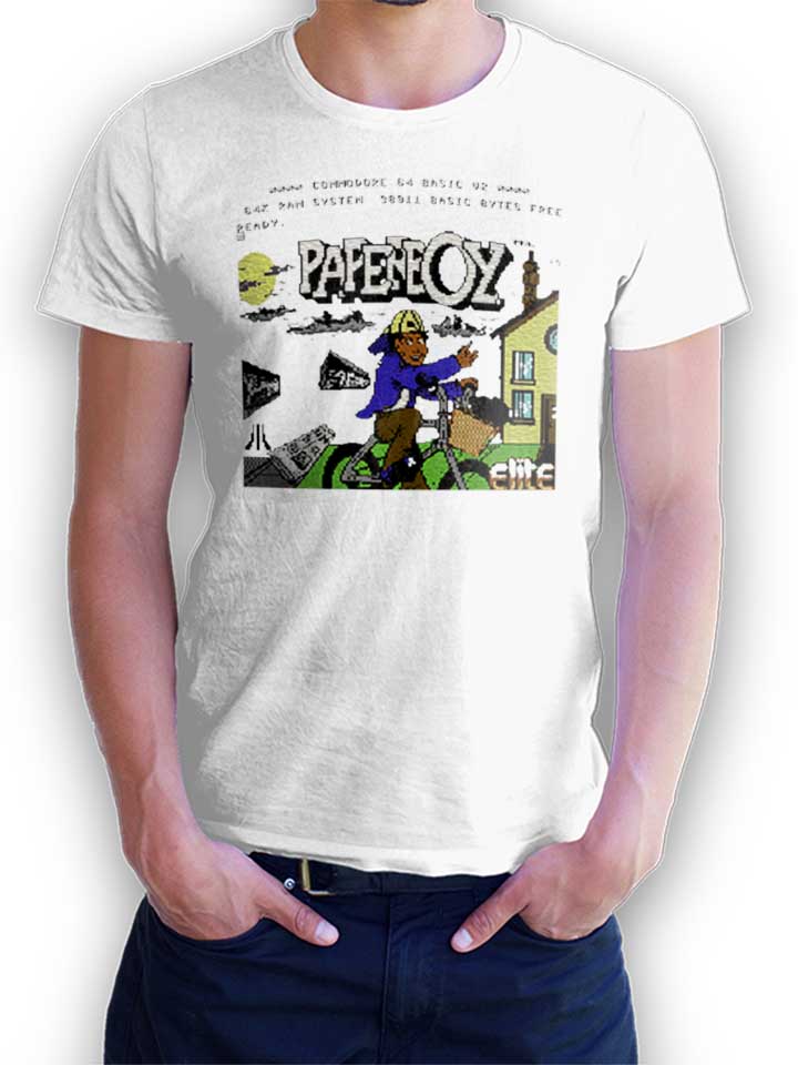 Paperboy T-Shirt weiss L