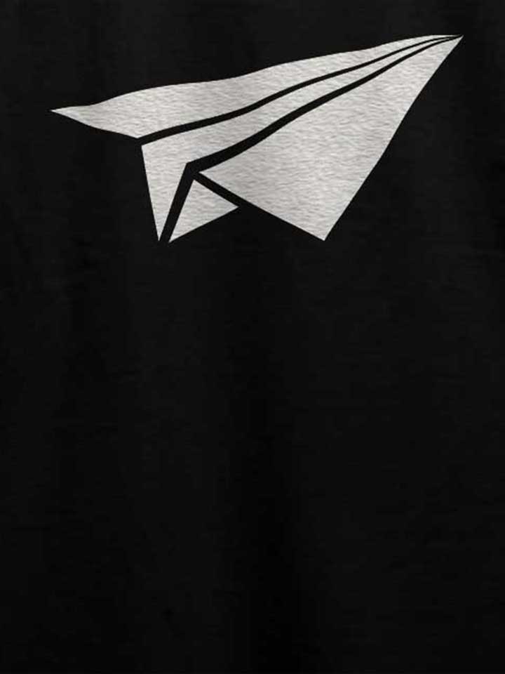 papierflieger-t-shirt schwarz 4