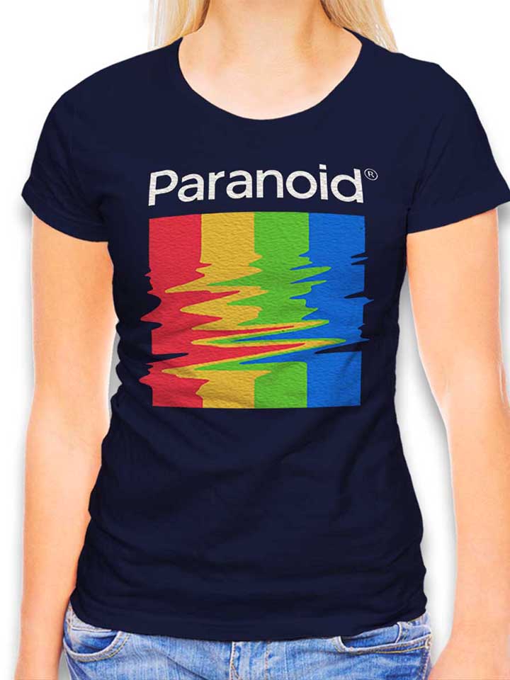 Paranoid Damen T-Shirt dunkelblau L
