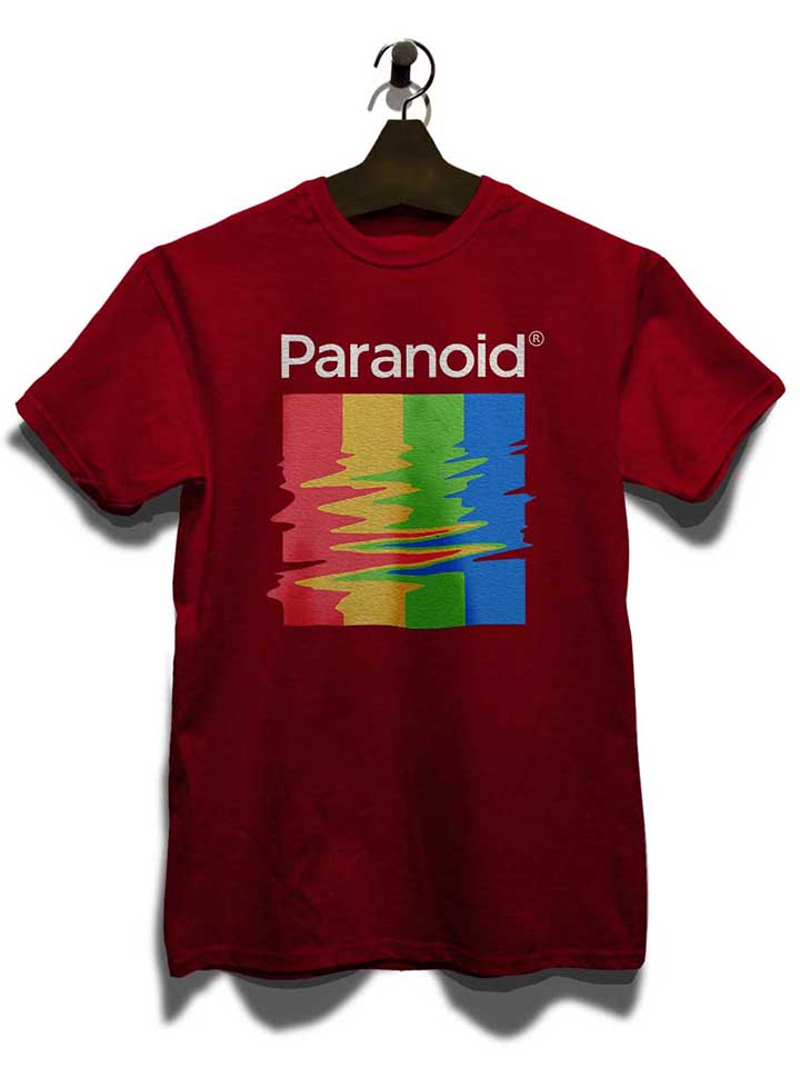 paranoid-t-shirt bordeaux 3