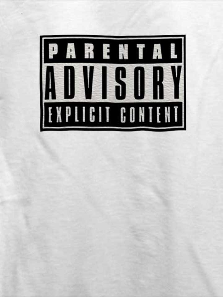 parental-advisory-explicit-content-logo-t-shirt weiss 4