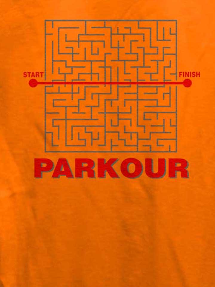 parkour-start-finish-damen-t-shirt orange 4