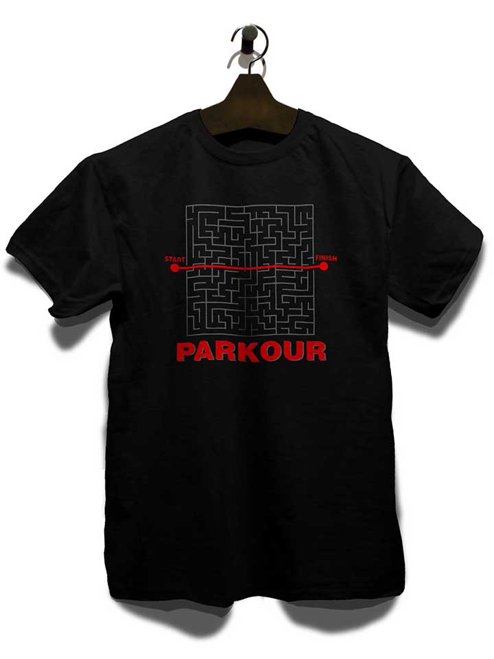 parkour-start-finish-t-shirt schwarz 3