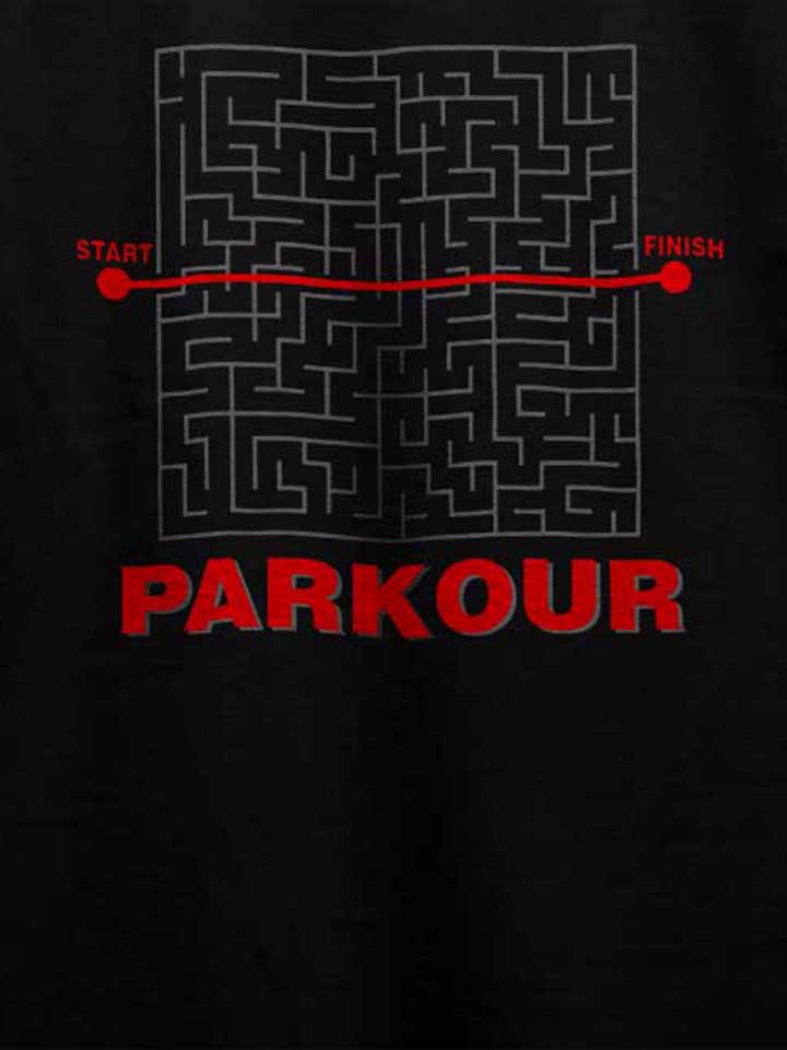 parkour-start-finish-t-shirt schwarz 4