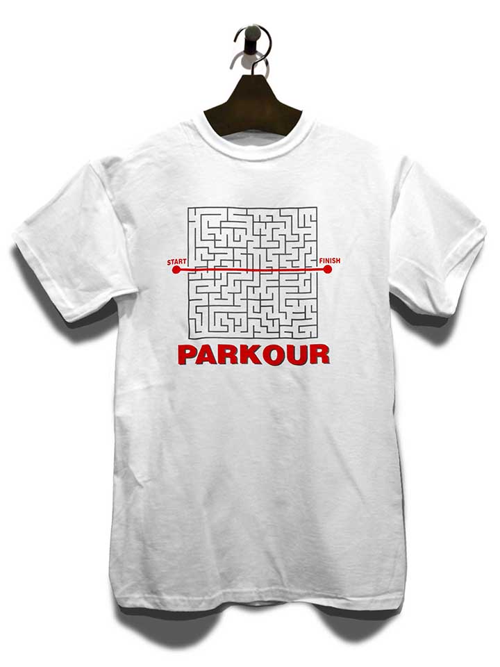 parkour-start-finish-t-shirt weiss 3