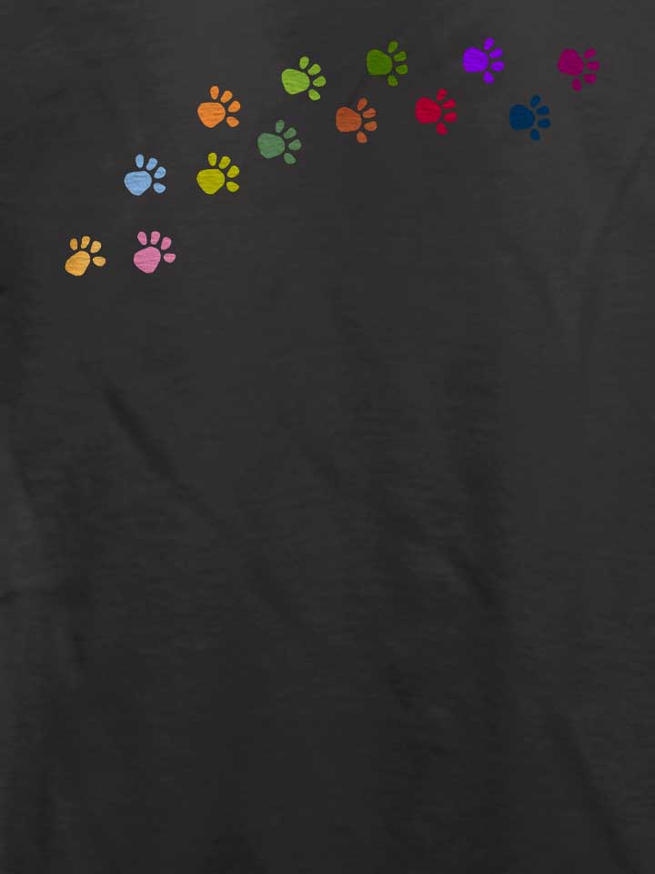 paw-prints-t-shirt dunkelgrau 4
