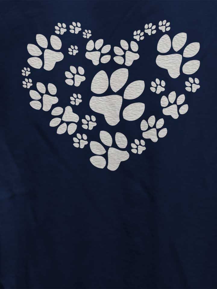 paws-heart-damen-t-shirt dunkelblau 4