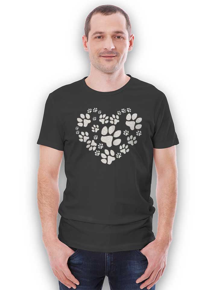 paws-heart-t-shirt dunkelgrau 2