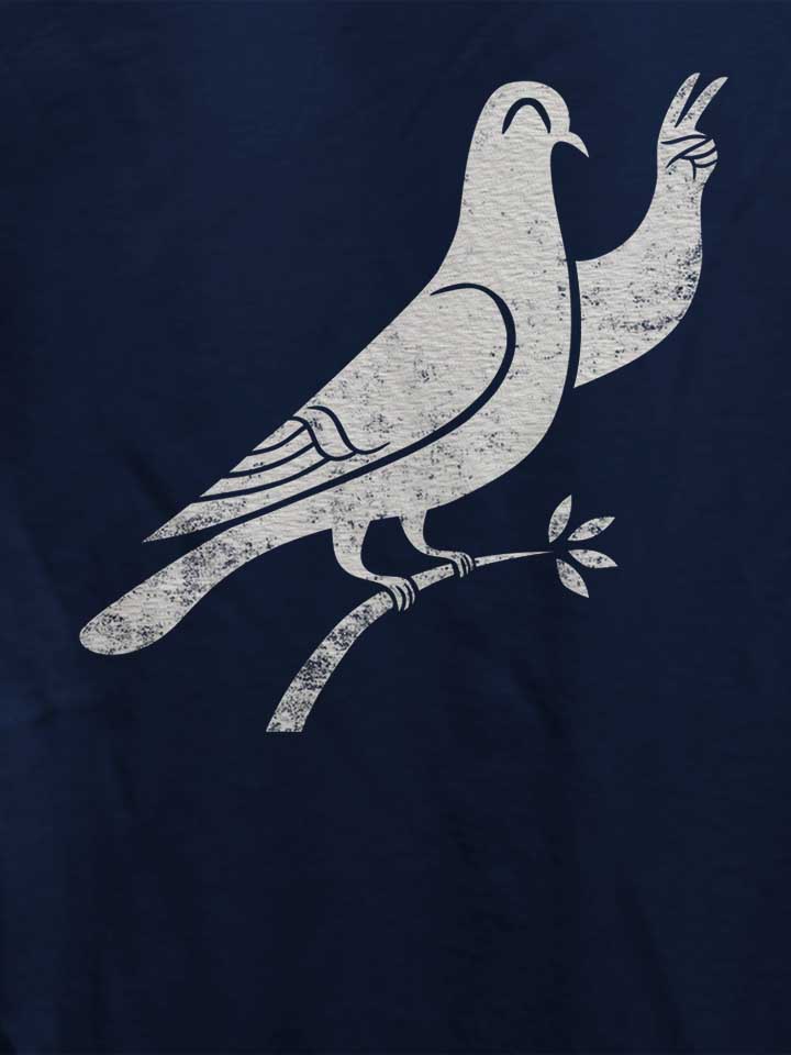 peace-02-damen-t-shirt dunkelblau 4