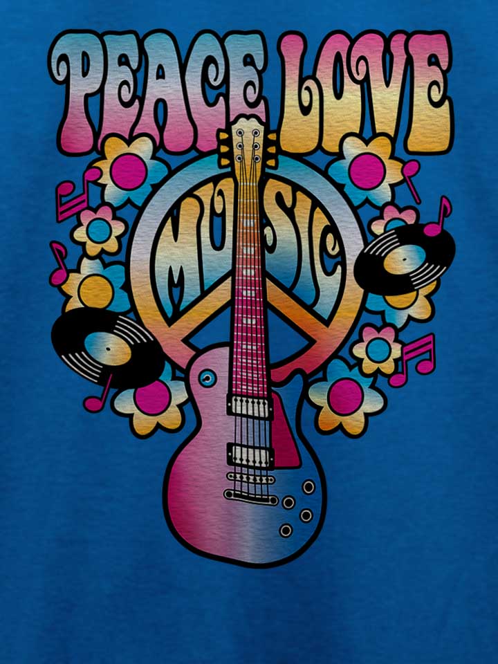 peace-love-music-t-shirt royal 4
