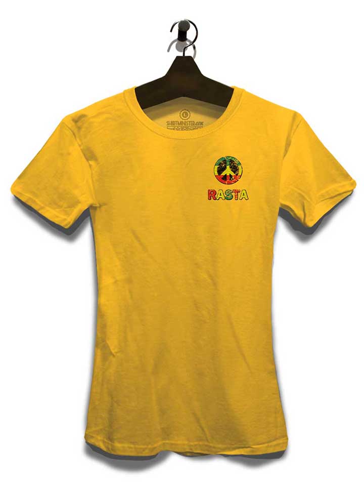 peace-rasta-vintage-chest-print-damen-t-shirt gelb 3