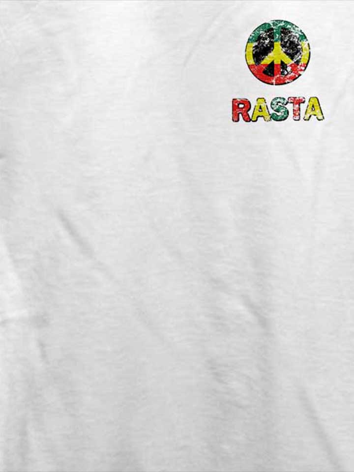 peace-rasta-vintage-chest-print-t-shirt weiss 4