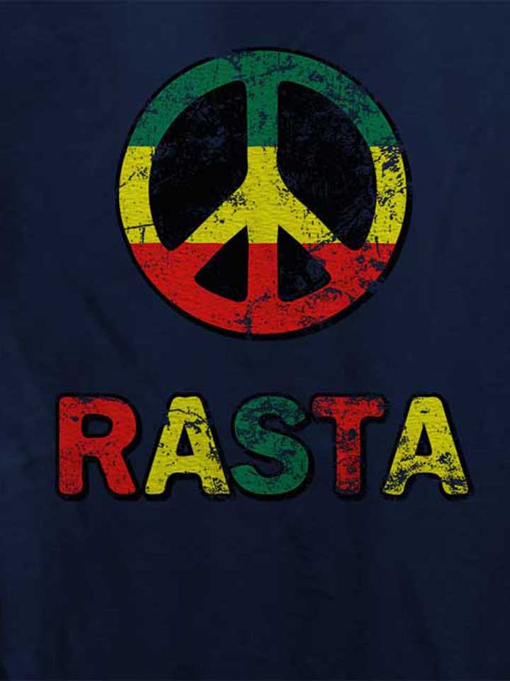 peace-rasta-vintage-damen-t-shirt dunkelblau 4