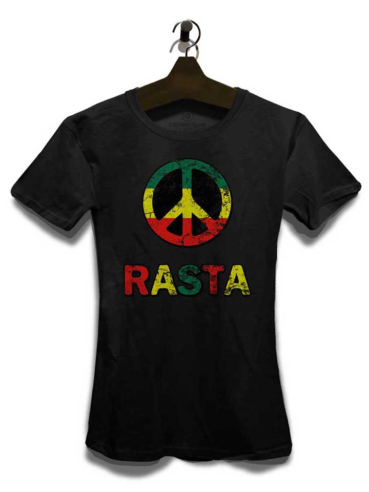 peace-rasta-vintage-damen-t-shirt schwarz 3