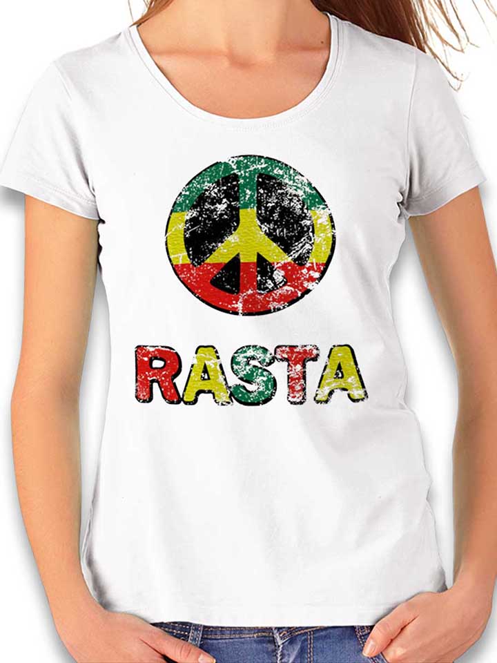 peace-rasta-vintage-damen-t-shirt weiss 1
