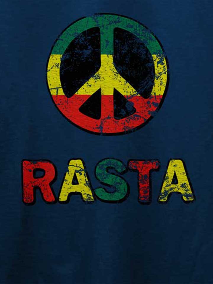 peace-rasta-vintage-t-shirt dunkelblau 4