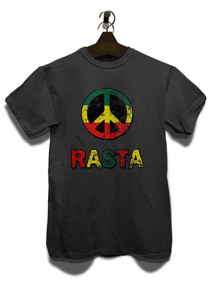 peace-rasta-vintage-t-shirt dunkelgrau 3