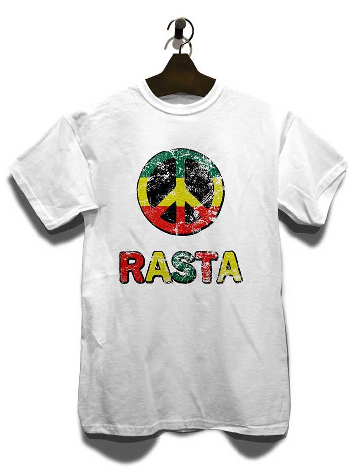 peace-rasta-vintage-t-shirt weiss 3