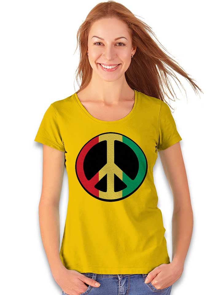 peace-rastafari-damen-t-shirt gelb 2