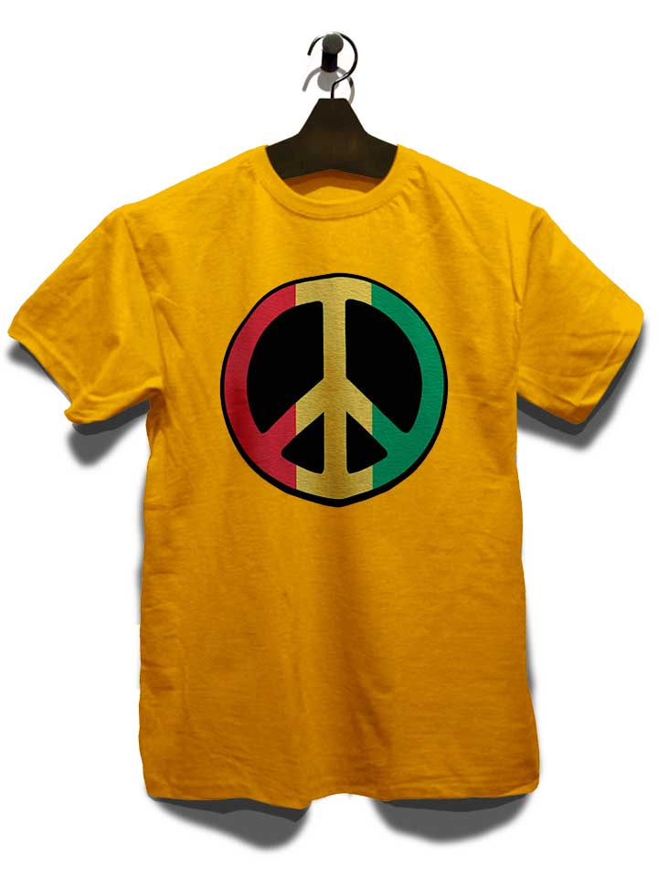 peace-rastafari-t-shirt gelb 3