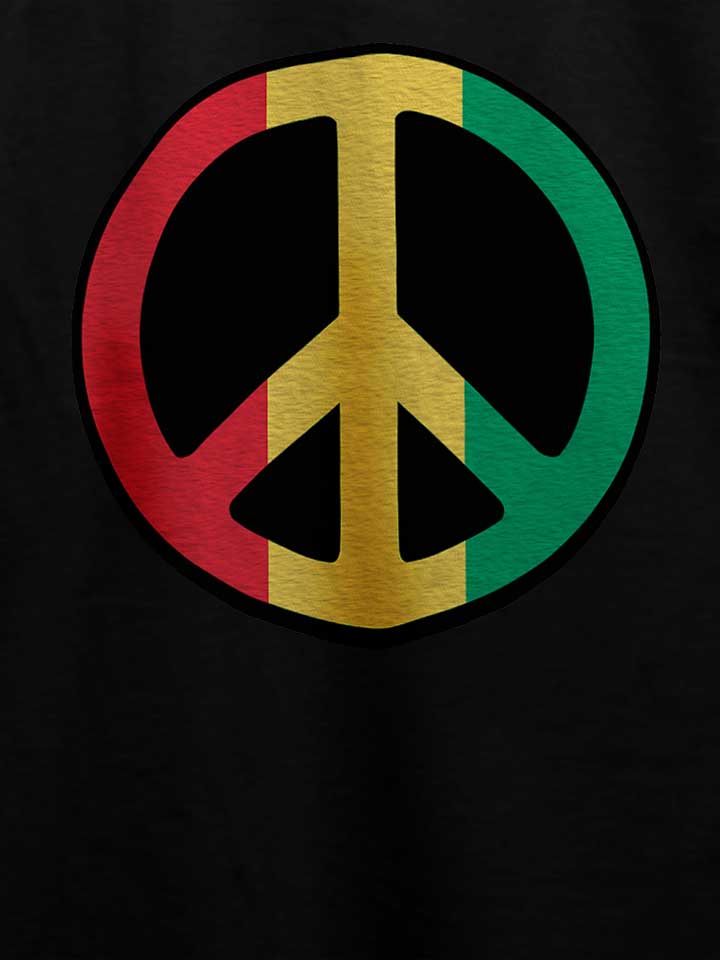 peace-rastafari-t-shirt schwarz 4