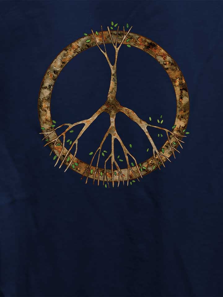peace-tree-damen-t-shirt dunkelblau 4