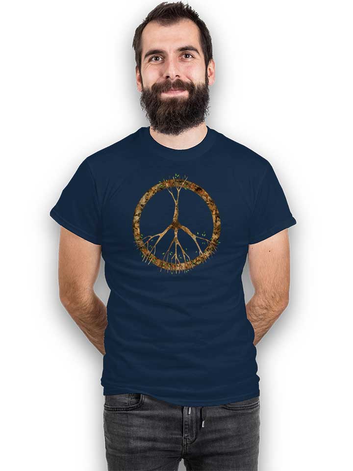 peace-tree-t-shirt dunkelblau 2