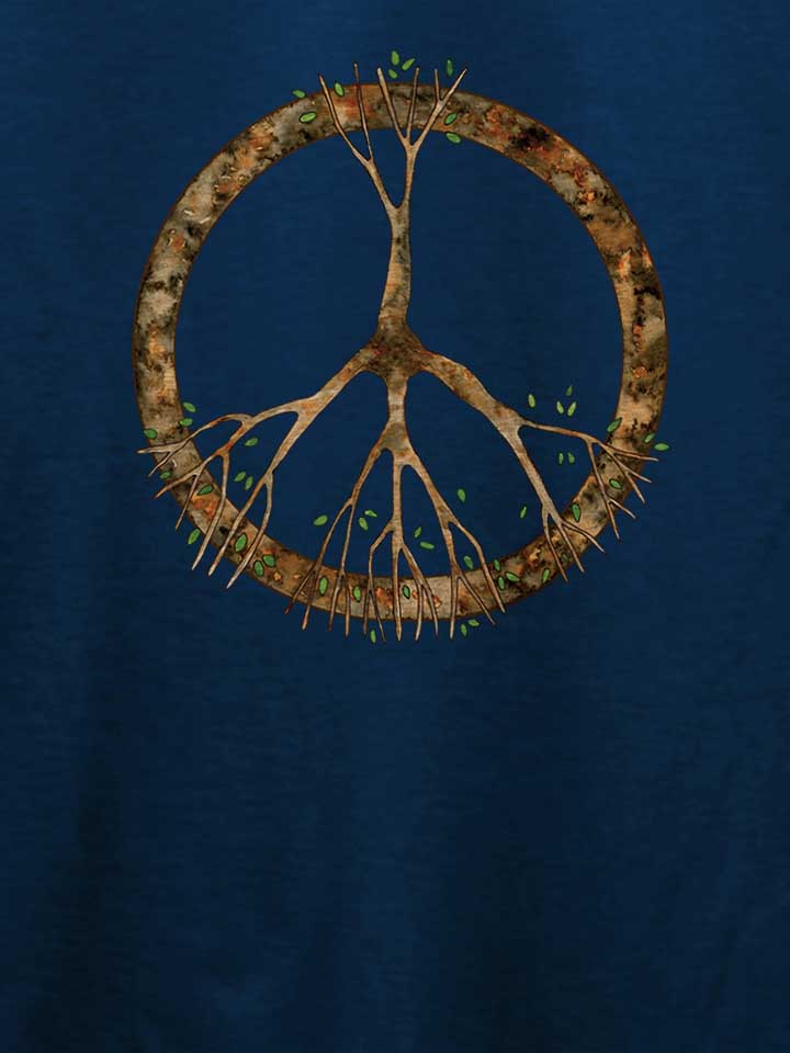 peace-tree-t-shirt dunkelblau 4