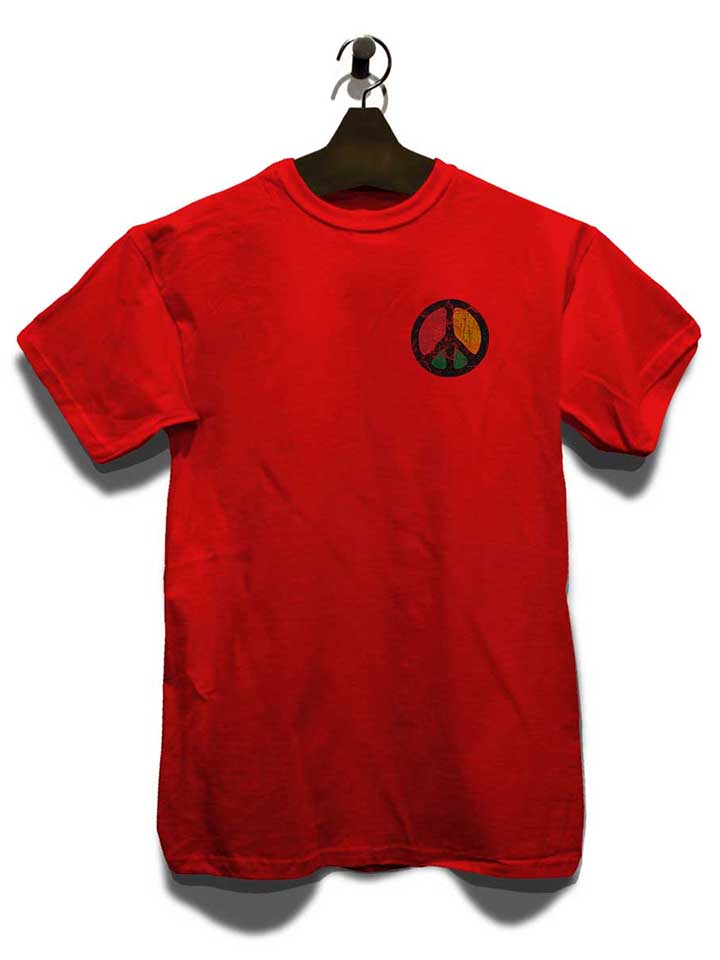 peace-vintage-chest-print-t-shirt rot 3