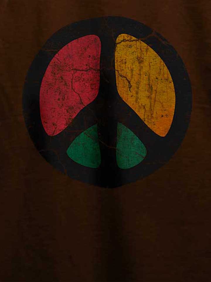 peace-vintage-t-shirt braun 4