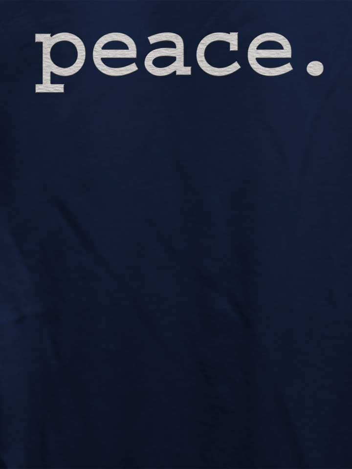 peace-damen-t-shirt dunkelblau 4